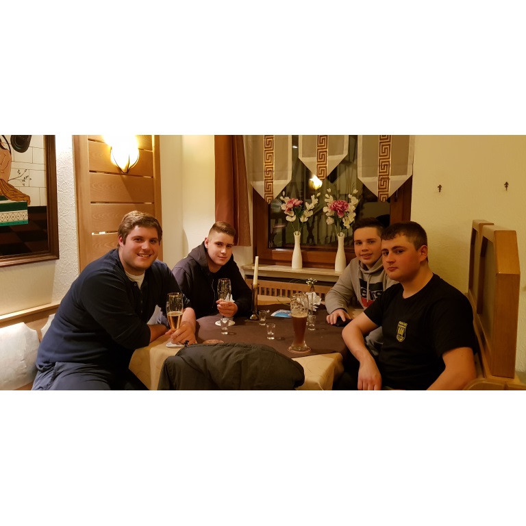 Von links: Timo Budnik, Jonas Stumpf, Jannik Huter, Jonas Voll