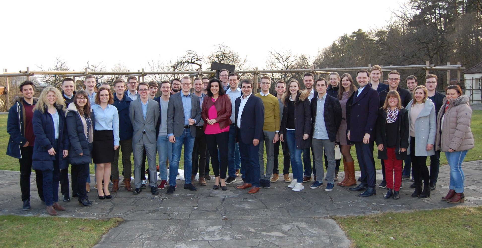 Gruppenfoto Klausurtagung Mittelfranken