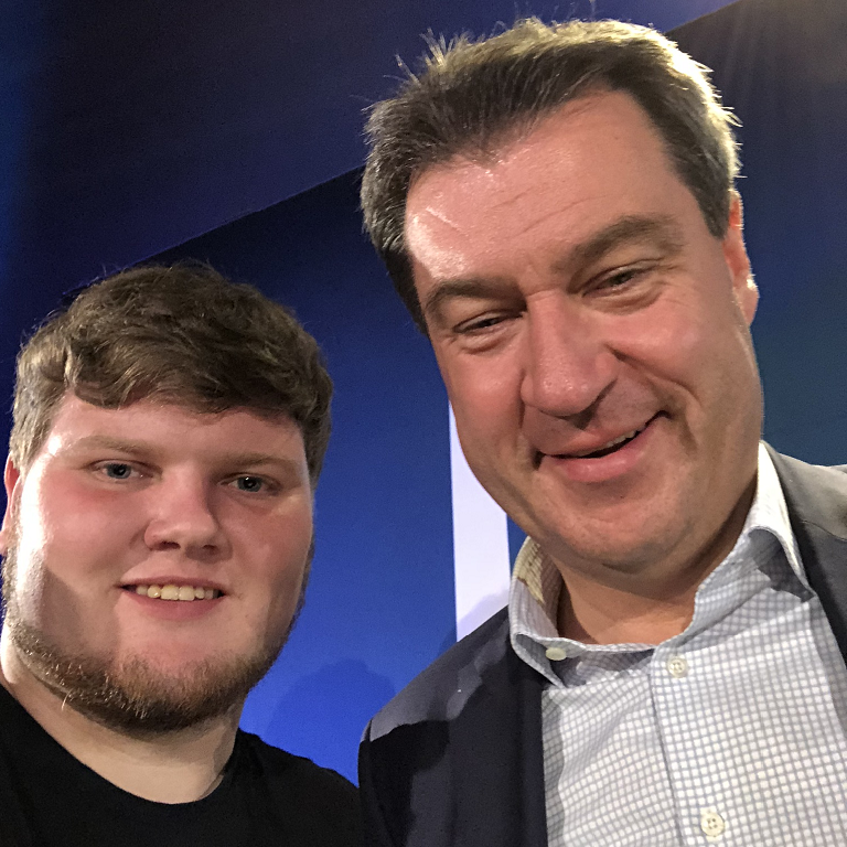 Söder mit unserem Kreisvorsitzenden Philipp Ochs
