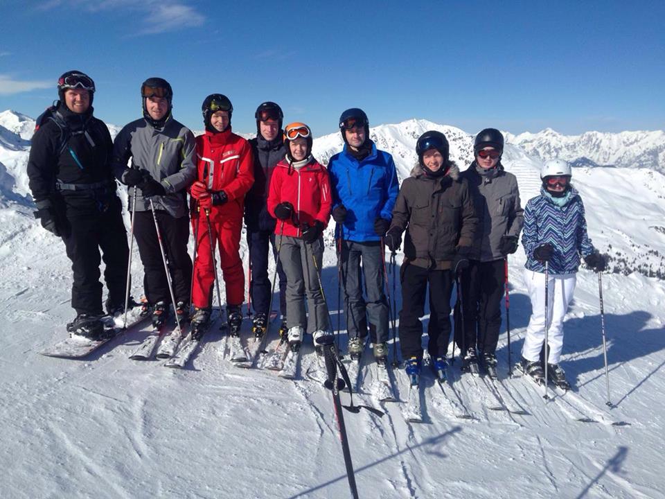 Unsere Skifahrer
