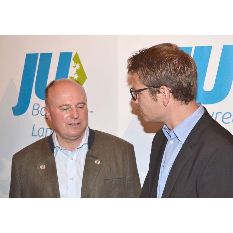 Hartmut Koschyk MdB zusammen mit dem JU-Kreisvorsitzenden Dr. Christopher Huth