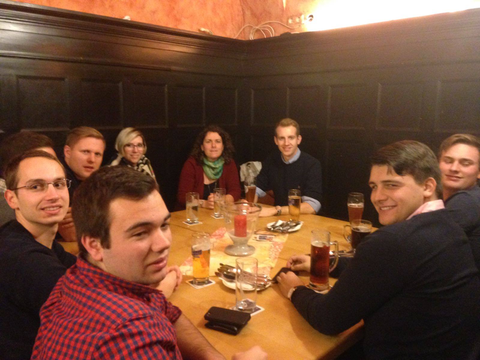 Deftige fränkische Küche und Austausch mit den Freunden der JU Bamberg/Stadt, Bamberg/Land und Lahn-Dill